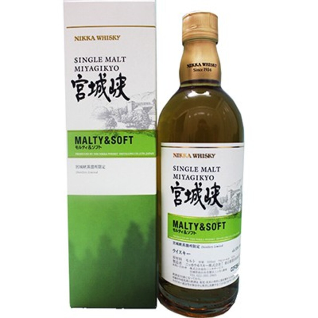 宮城峽麥香風味桶原酒威士忌 500ml (綠)